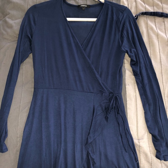 Fashion Nova Navy Blue Dress - Picture 2 of 3